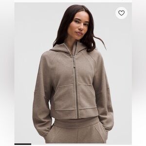 Lululemon Scuba Oversized Full Zip Hoodie Waffle M/L
